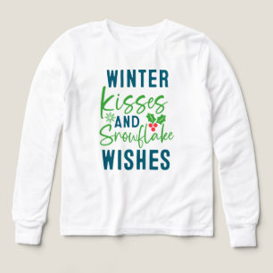 Winter Kisses And Snowflake Wishes-51963 T-Shirt