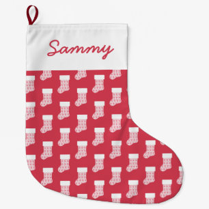 Winter Knit Christmas Stocking