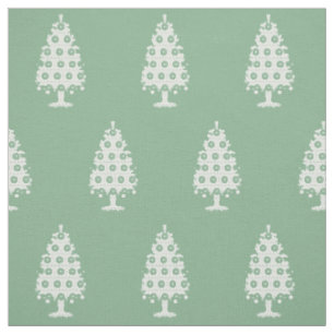 Winter Knit Christmas Tree Fabric