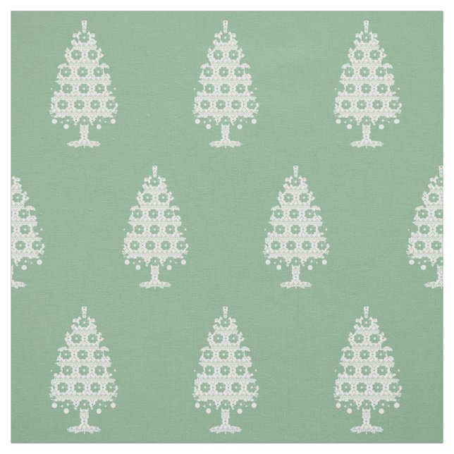 Winter Knit Christmas Tree Fabric (Swatch)