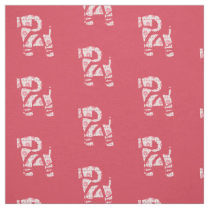 Winter Knit Christmas Yule Bock Fabric