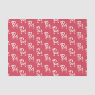 Winter Knit Christmas Yule Bock Tissue Paper