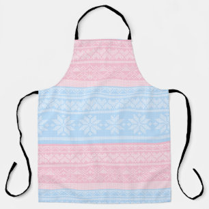 Winter Knitted Christmas Sweater Holiday Gift  Apron