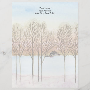 Winter Lake Customized Letterhead