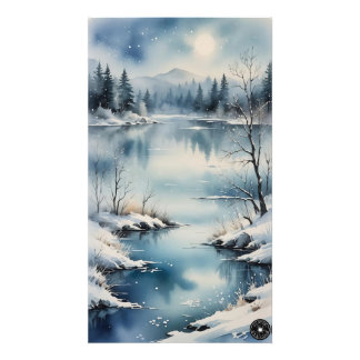 Winter Lake Print