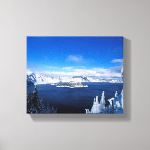 Winter Lake Wrapped Canvas