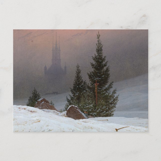Winter Landscape, 1811 by Caspar David Friedrich Postcard (Front)