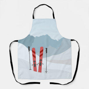 Winter landscape apron