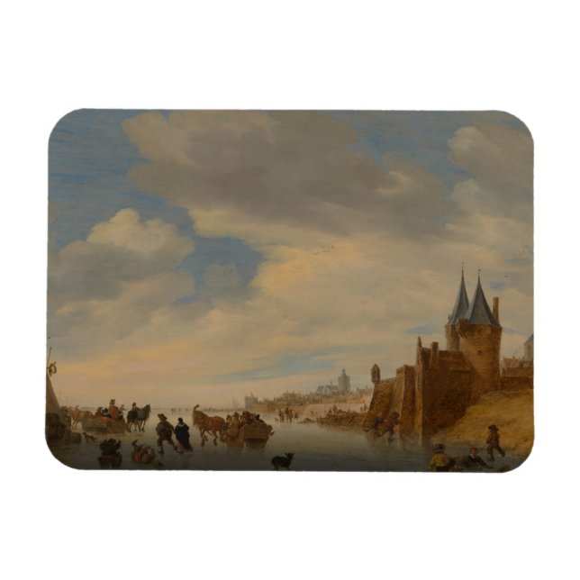 Winter Landscape at Arnhem | 1653 Magnet (Horizontal)