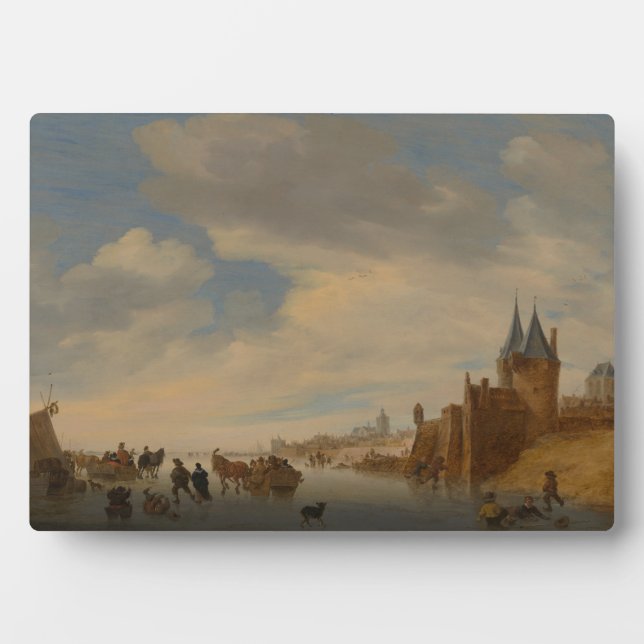 Winter Landscape at Arnhem | 1653 Plaque (Front)
