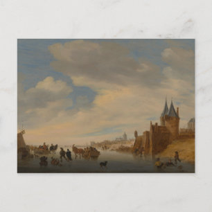 Winter Landscape at Arnhem   1653 Postcard