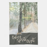 Winter Landscape Baking Spirits Bright