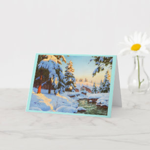 Winter landscape, Bessonof Card