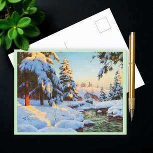 Winter landscape, Bessonof Postcard