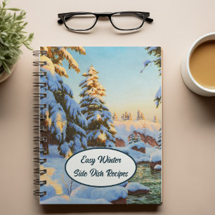 Winter landscape, Bessonof, Recipes Notebook
