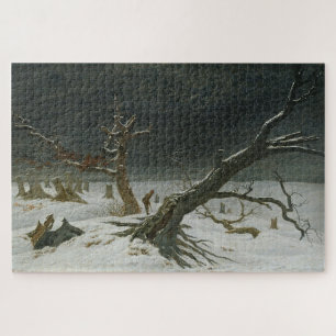 Winter Landscape by Caspar David Friedrich  Jigsaw Puzzle