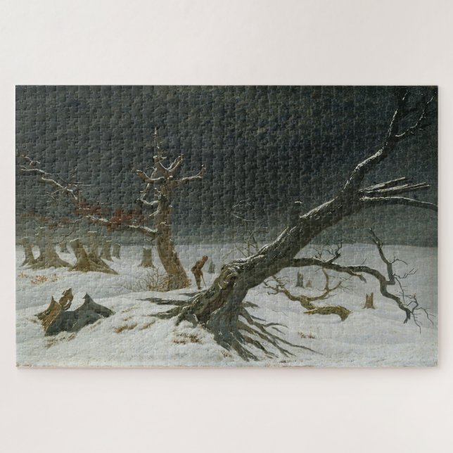 Winter Landscape by Caspar David Friedrich  Jigsaw Puzzle (Horizontal)
