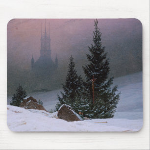 Winter Landscape (by Caspar David Friedrich) Mouse Pad