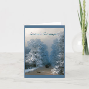 Winter landscape by Ivan Aivazovsky  Card