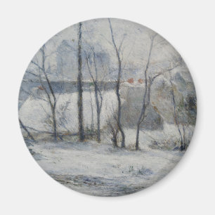 Winter Landscape (by Paul Gaugin) Magnet