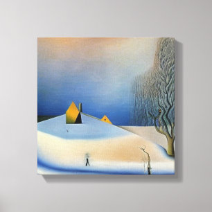 Winter landscape canvas print