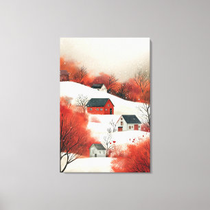 Winter Landscape Canvas Print
