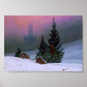 Winter Landscape Caspar David Friedrich Poster