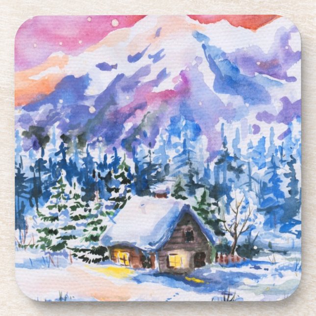 Winter landscape coaster (Front)