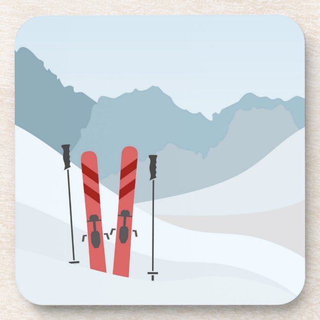 Winter landscape coaster (Front)