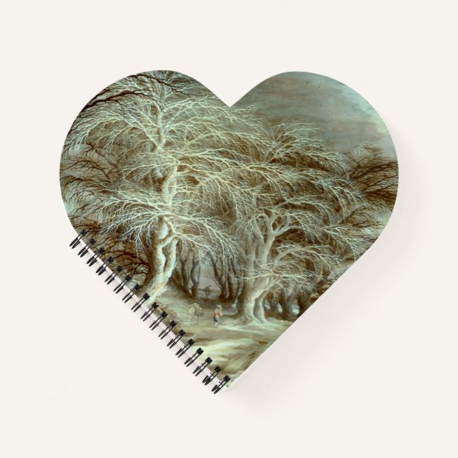 Winter Landscape Gijsbrecht Leytens Notebook (Front)