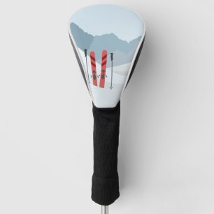 Winter landscape golf head cover