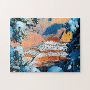Winter landscape Grand Canyon. Jigsaw Puzzle