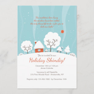 Winter Landscape Invitation