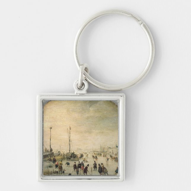 Winter Landscape Key Ring (Front)