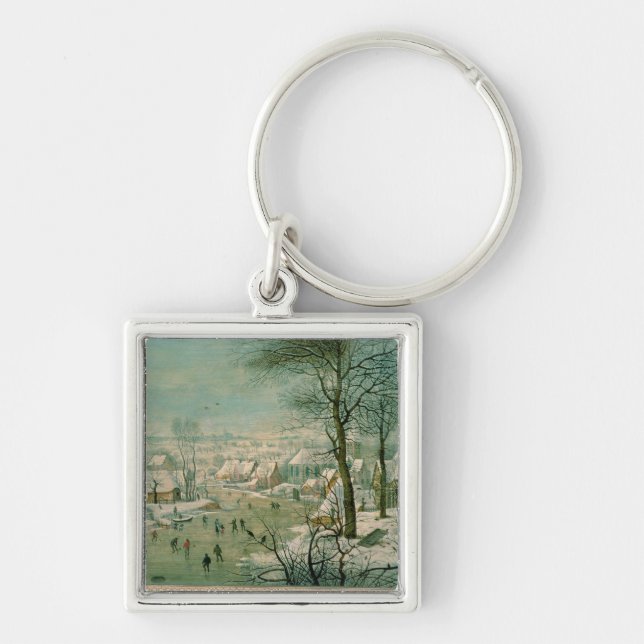 Winter Landscape Key Ring (Front)