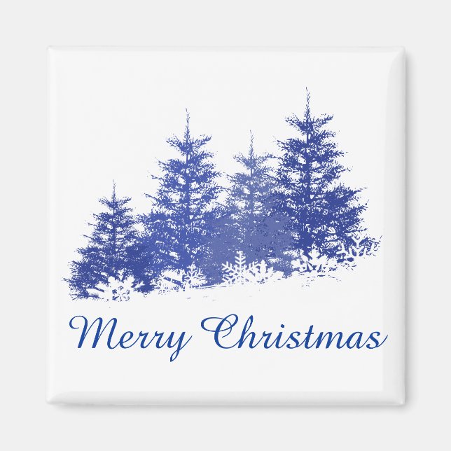 Winter landscape magnet (Front)