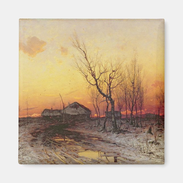 Winter Landscape Magnet (Front)