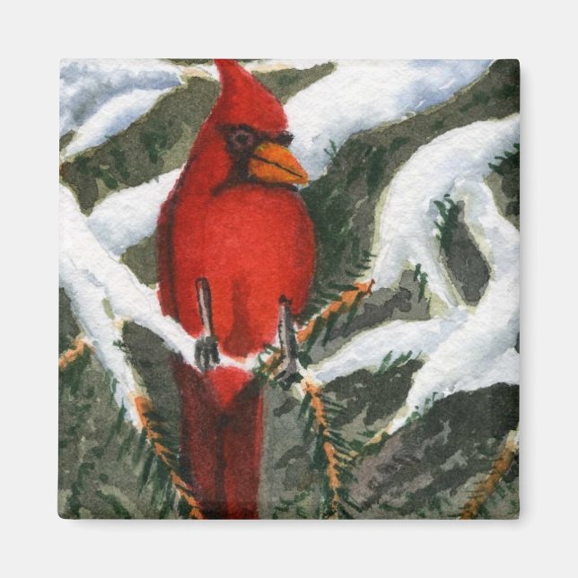 Winter Landscape Magnet (Front)