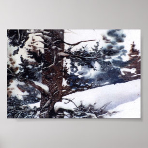 Winter Landscape Mini-Poster Poster