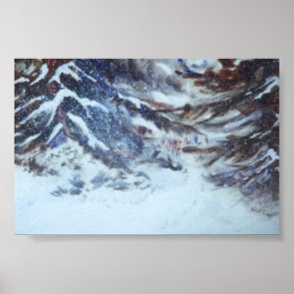 Winter Landscape Mini-Poster Poster
