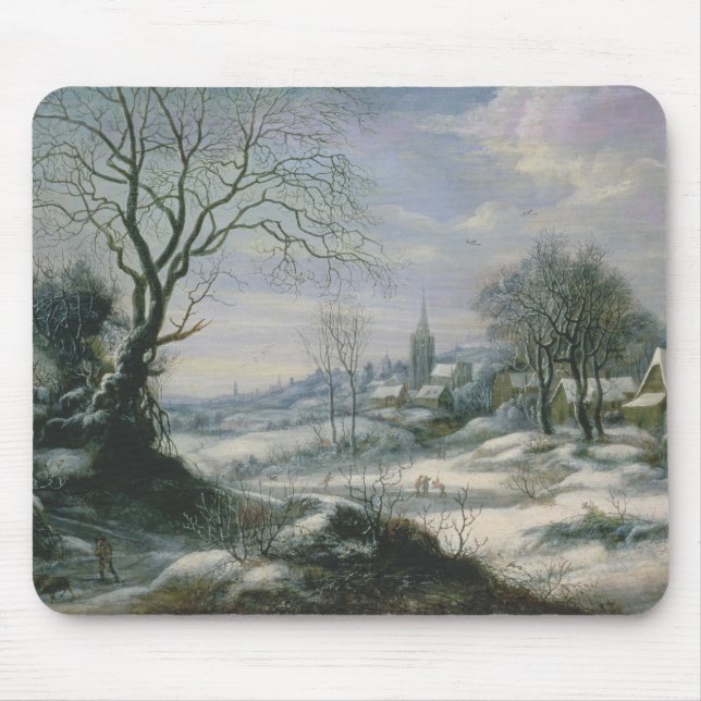 Winter landscape mouse pad (Front)