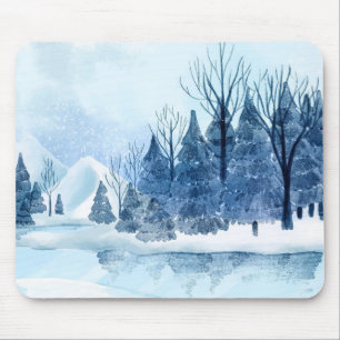 Winter Landscape Mouse Pad