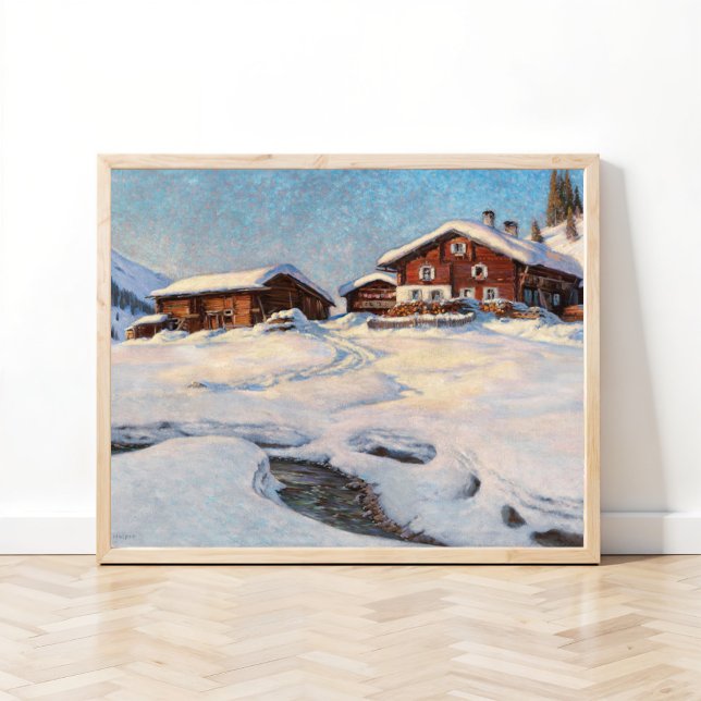 Winter Landscape near Davos Poster (Creator Uploaded)