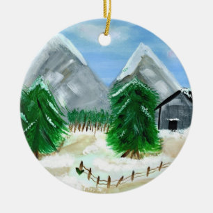 Winter Landscape Ornament