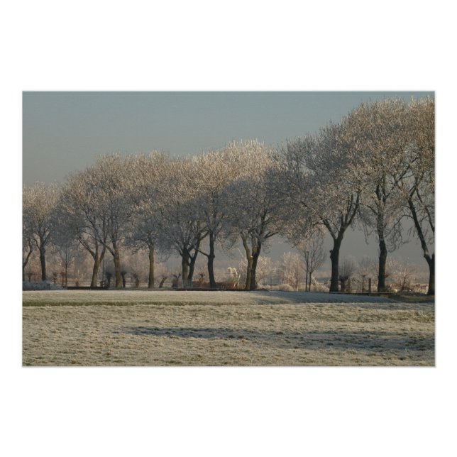 Winter landscape poster (Front)