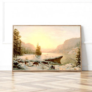 Winter Landscape Poster