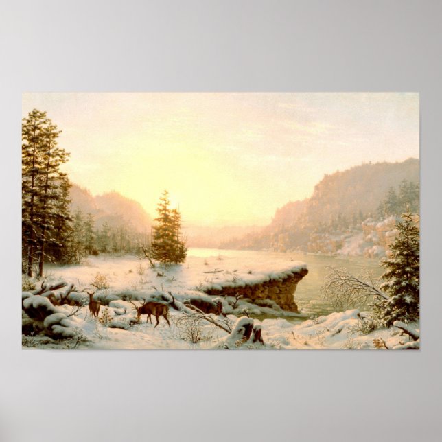 Winter Landscape Poster (Front)