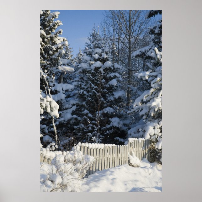 Winter landscape poster (Front)