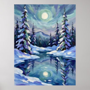 Winter Landscape  Poster