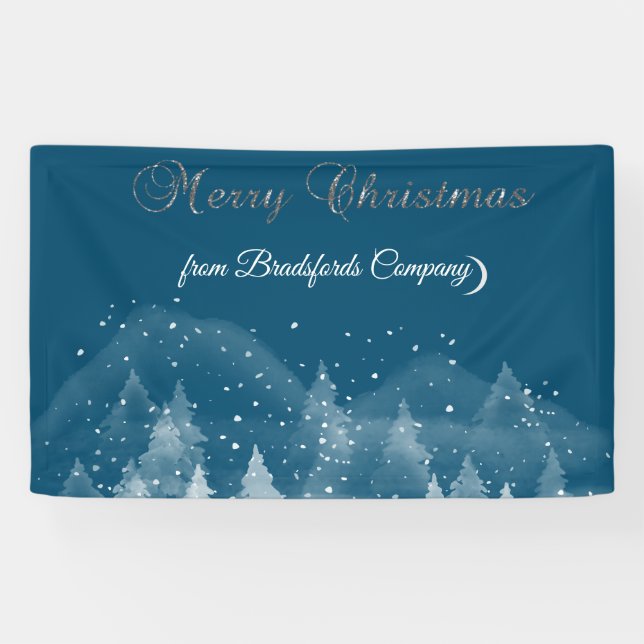 Winter Landscape Snow Banner (Horizontal)